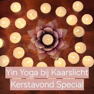 Yin Yoga bij kaarslicht &ndash; Kerstavond Special